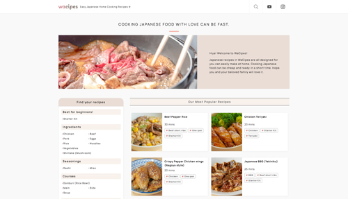 WaCipes.com  |  Japanese Home Cooking Recipes Website
